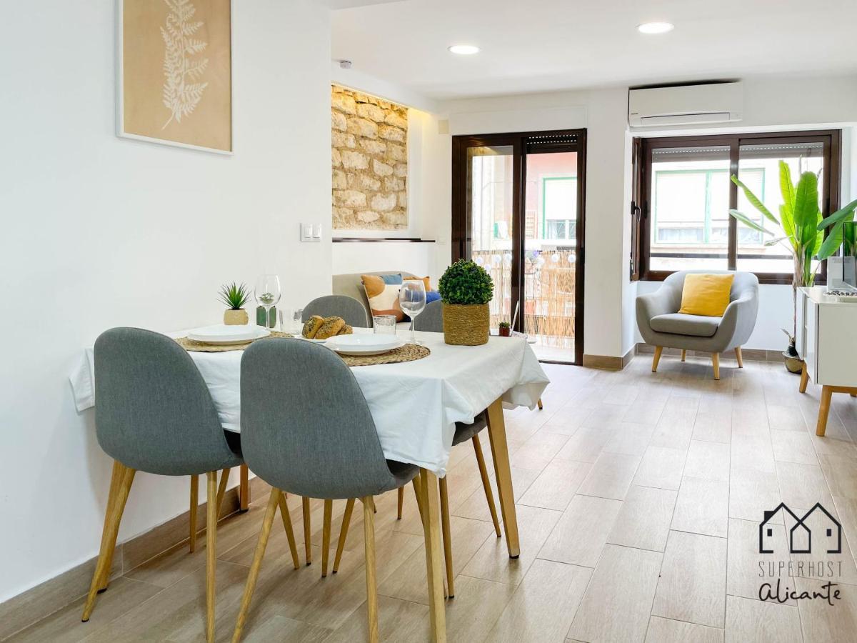 ¨Casa Trigate¨ Diseno Y Comfort En Pleno Centro Alicante Bagian luar foto
