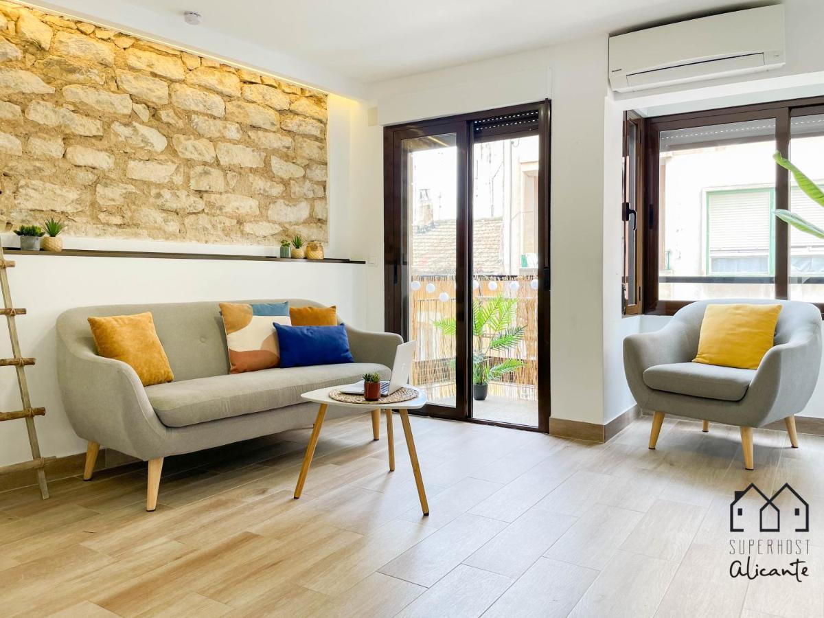 ¨Casa Trigate¨ Diseno Y Comfort En Pleno Centro Alicante Bagian luar foto
